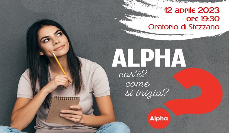 12 aprile - Una serata per conoscere l'iniziativa ＂Alpha＂ per adolescenti e giovani